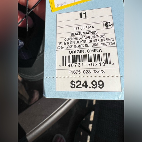 NWT Cat & Jack Kids Ankle boots with Velcro closure. No strings to tie! - Picture 8 of 9